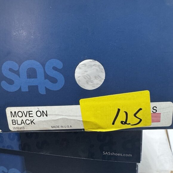 SAS Men’s Move On Sneaker Black Size 12 Narrow